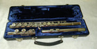 W t  Armstrong Model 104 Silver Plated Flute W hard Case   Estate Find Untested
