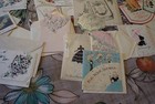 Vintage   Antique Greeting Card Lot Of 42 Shows Wedding Birthday Mixed Lot
