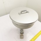 Aluminum 5 Gallon Bulk Material Dry Storage Feed Bin Hopper W  Gate Valve