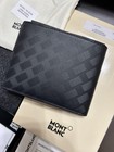 Montblanc Extreme 3 0 6cc Bifold Wallet Black Leather Men s Nib Full Box