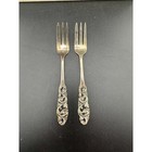 Mylius Norway 830s Silver Dessert Fork Set 12 - 051  103 