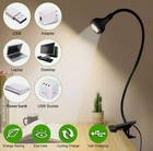 Usb Reading Light Flexible Led Book Lamp Laptop Computer Clip On Bed Desk Table