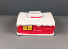 Vtg Christmas House Chimney Tapper Candle Holder Made In Japan