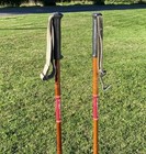 Very Nice Vintage Bamboo Ski Poles 55  Ex- Long Snow Skis    262