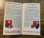 Vintage Glastor Transparent Resistor Radio Brochure Daven Radio Corp  Newark Nj