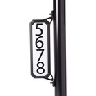 Double-sided Address Plaque Reflective House Numbers Easy Mount Mailbox Sign New