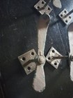 5 Antique Victorian Window Shutter Dogs 6  Vintage Cast Iron