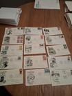 Lot Fdc6 Vintage Us First Day Cover Collection 50  Stamps 1940s-2000s All Diff