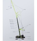 1 50 Zoomlion Zat24000h All Terrain Crane Construction Machinery Diecast Model