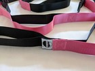 Great Cove 8 Ft Stretching Strap For Yoga   Physical Therapy 14 Loops Pink black