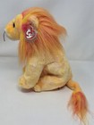 Ty Beanie Buddy Bushy Lion Orange Mwmt Soft Plush Toy 11 