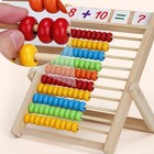 Abacus With Multi Color Beads Learn Math Classic Wooden Abacus Counting Toy