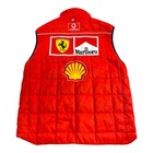 Fila X Scuderia Ferrari F1 Team Sleeveless Tobacco Sponsor Adult Jacket