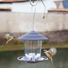 Round Hanging Bird Feeder Squirrel Proof 1000ml Large Auto-dispense Seed Green