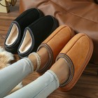 Warm Fleece Lined Slippers For Men   Women     Cozy Non-slip Indoor House Shoes
