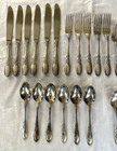 21 X Vintage Towle Ep Antique Mirror Silver Plated Flatware Discontinued Usa