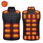 Men Usb Electric Heated Vest Winter Warm Jacket Coat
