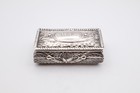 Antique Sterling Silver Art Nouveau Trinket Jewellery Box Hallmarked 1903