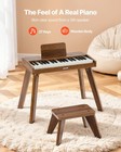 Kids Piano Keyboard  37 Key Wooden Digital Piano For Kids  Mini Music Educationa