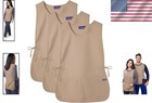 Durable Unisex Cobbler Aprons - 3-pack With Adjustable Fit And Sturdy Material