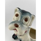 Vintage Bulldog Dog Planter Pottery