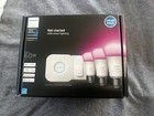 Philips Hue Smart Light Starter Kit -w  3 Smart 75w A19 Led Bulbs -  Control New