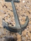 7 75  Cast Iron Anchor Metal - Nautical Ship - Ocean Wall - Rustic Decor