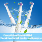 Replacement Toothbrush Heads For Oral-b  Compatible With Braun  4 Pack