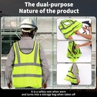 Windig High Visibility Safety Vest  Breathable Zipper Design With Large Yellow