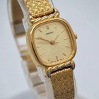 458 Working Seiko Ladies Watch Vintage Square Gold