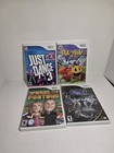 Nintendo Wii Games Bundle Lot  15 Games  Just Dance  Rabbids  Wii Play  Starwars