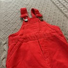  vintage  Buster Brown Red Corduroy Overalls   6 9m