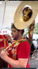 Sousaphone 16 bell Of Pure Brass Metal In Golden Color  With Box   Free Shipping
