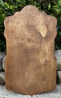 Wooden 35 Slot Thimble Holder Water Mill Motif Wall Display Unit Vintage