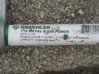 Greenlee 710 Metal Stud Punch -  1 -11 32  Hole  Good Condition