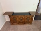 Elegant Vintage Solid Wood Expandable Buffet   Sideboard   Console Table