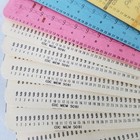 Vintage Ibm Computer Punch Cards Job - Punched - 5081 - 26 Cards
