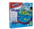 New Swimways Baby Spring Pool Water Float Sun Canopy 5 Tethered Toy -damage Box