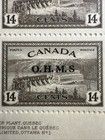 Canada 07a Mnh Ll Plate Block - No Period After S Hydroelectric Plant
