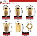 Tnisesm 102pcs 3 16    1 4  Brake Line Fittings Assortment 102pcs-3 16    1 4   