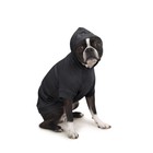 Zack   Zoey Basic Hoodie For Dogs  8  X-small  Jet Black
