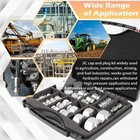 64 Pcs 37   Jic Cap   Plug Kit  Hydraulic Hose Tube   Pipe Fitting Set  45  Steel
