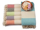 100  Turkish Cotton Diamond Beach Towel     Quick Dry  Sand-free  14 Colors  Soft