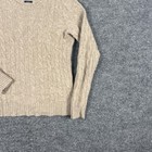 Polo Ralph Lauren Sweater Womens Medium Beige Cable Knit 100  Cashmere Pullover