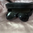 Oakley Geometric Sunglasses Burgundy Plastic Frame Gray Tinted Lenses W  Case