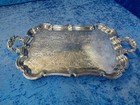 Vintage Leonard Silver Plated 4 Piece Coffee Tea Set With Tray