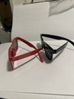 Lot Of 2 Kids Sunglasses Jenny Jack Terracotta Red   Black Fashion Eyewear