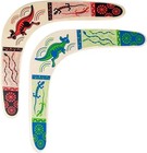 Traditional Aboriginal Wooden Boomerang - Fun Outdoor Play For Young Adventurers
