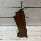 Vtg Wood Toilet Paper Holder   Storage Cottagecore Rustic Primitive Farm Country