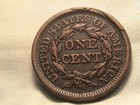 1847 Braided Hair Large Cent N-26 R3 Reverse Cuds